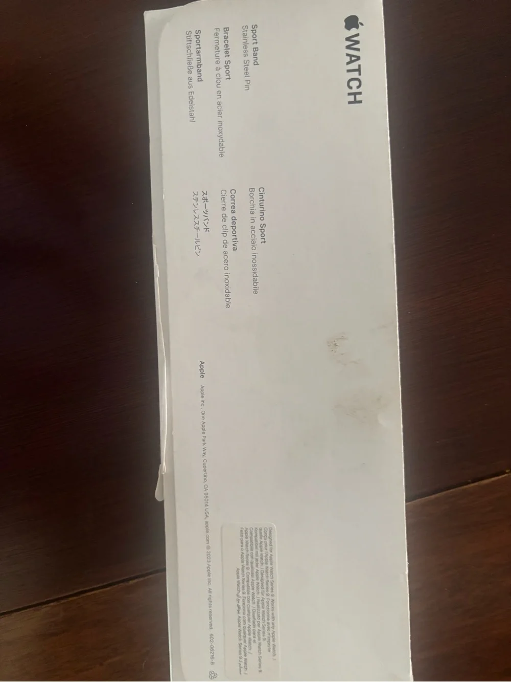 Brand new, never worn. Apple Watch SE 40mm Aluminum Case Ion x glass